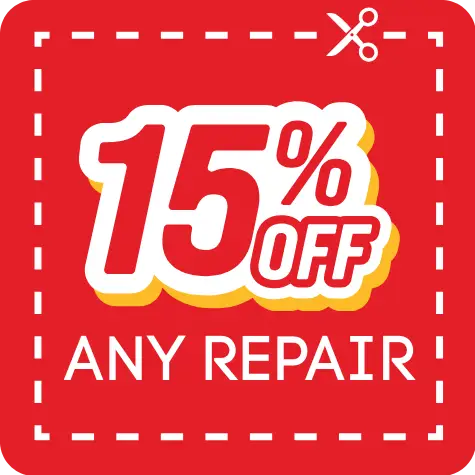 15% off any repair